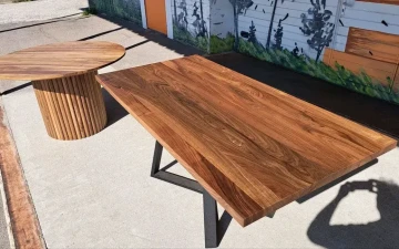 Pirkt Tumšs  Riekstkoka galda virsma