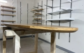 Köp Oval ek bordsskivor