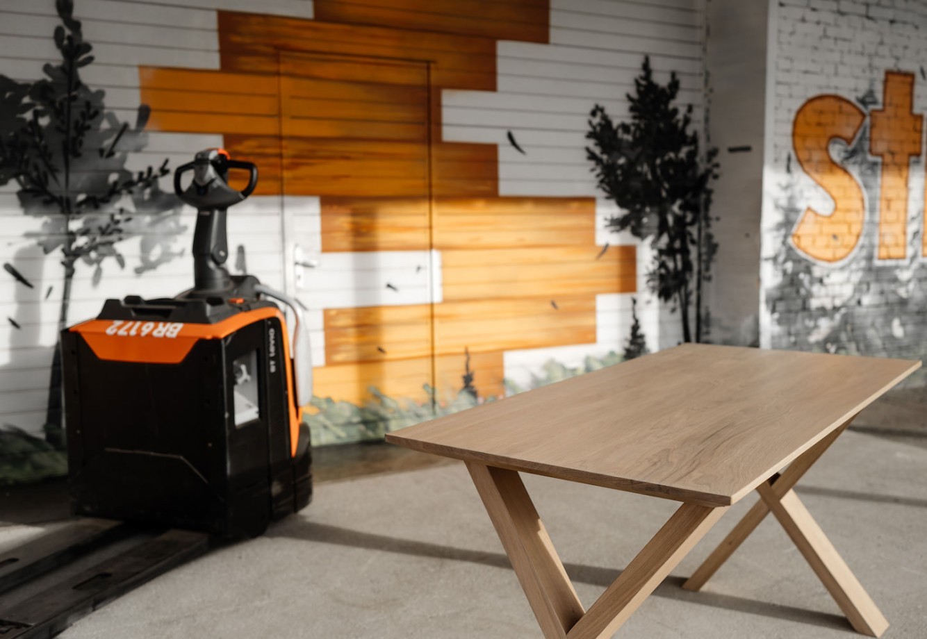 Kirjutuslaud Tamm 40-700-1500 AB Lai Lamell Valge