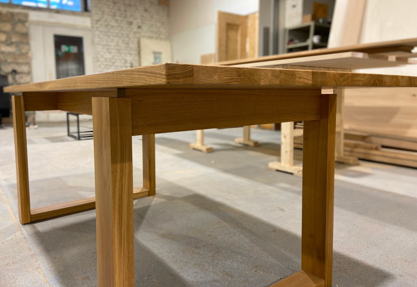 Oak table legs SQUAREdesign 800mm buy in the online store Stragendo