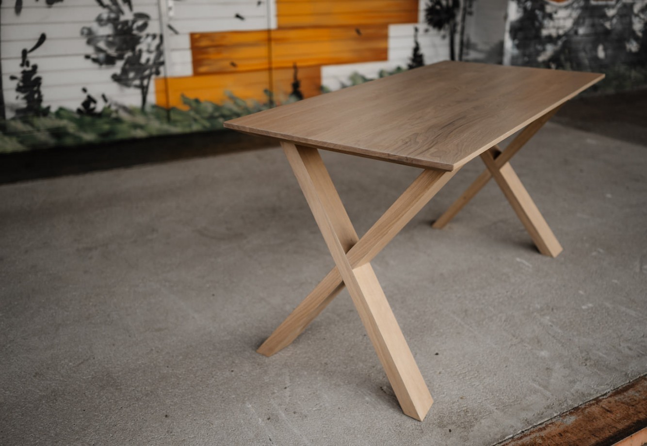 Kirjutuslaud Tamm 40-700-1500 AB Lai Lamell Valge