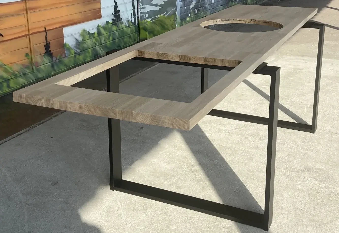 Metalliset pöytäjalat SQUARE-design 900mm