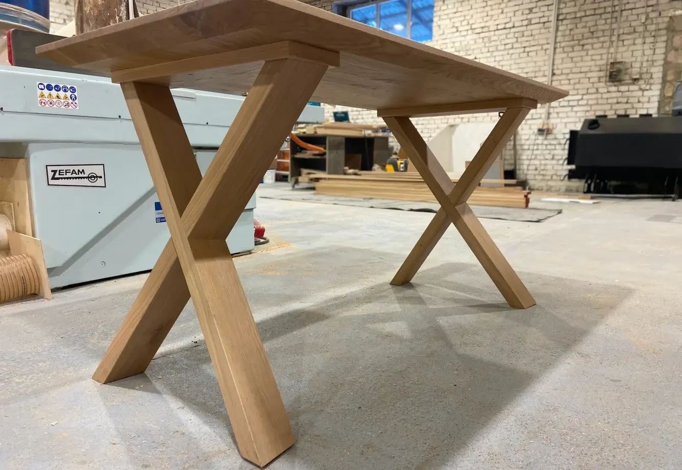 Tammi pöytäjalat X-design 800mm