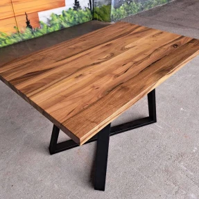 Tabletop European Walnut Edge glued 40-750-1200 AB Oiled