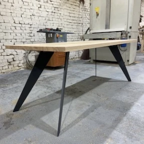 Metall table legs V-design 1000