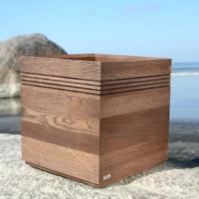 Oak woodplanter Flooring Cube Wenge