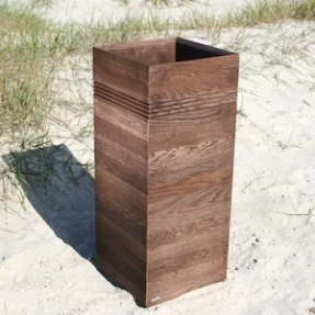 Oak woodplanter Flooring Tall Wenge