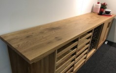 Pöytälevy Tammi 40-600-2850 Rustic Leveä haju Öljytty